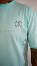 Lade das Bild in den Galerie-Viewer, T-SHIRT &#39;never ending summer&#39; - Cyan
